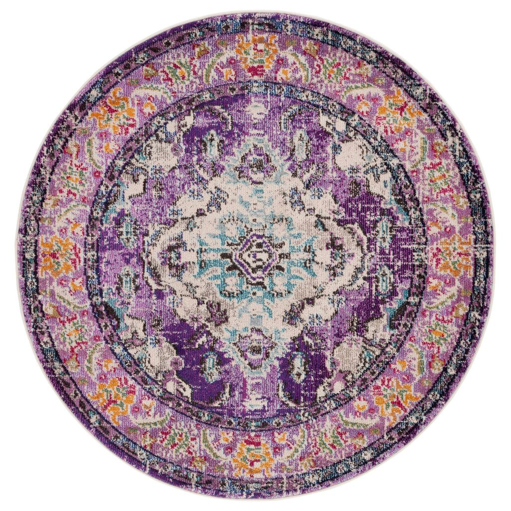 SAFAVIEH Monaco Oceane Boho Medallion Distressed Area Rug