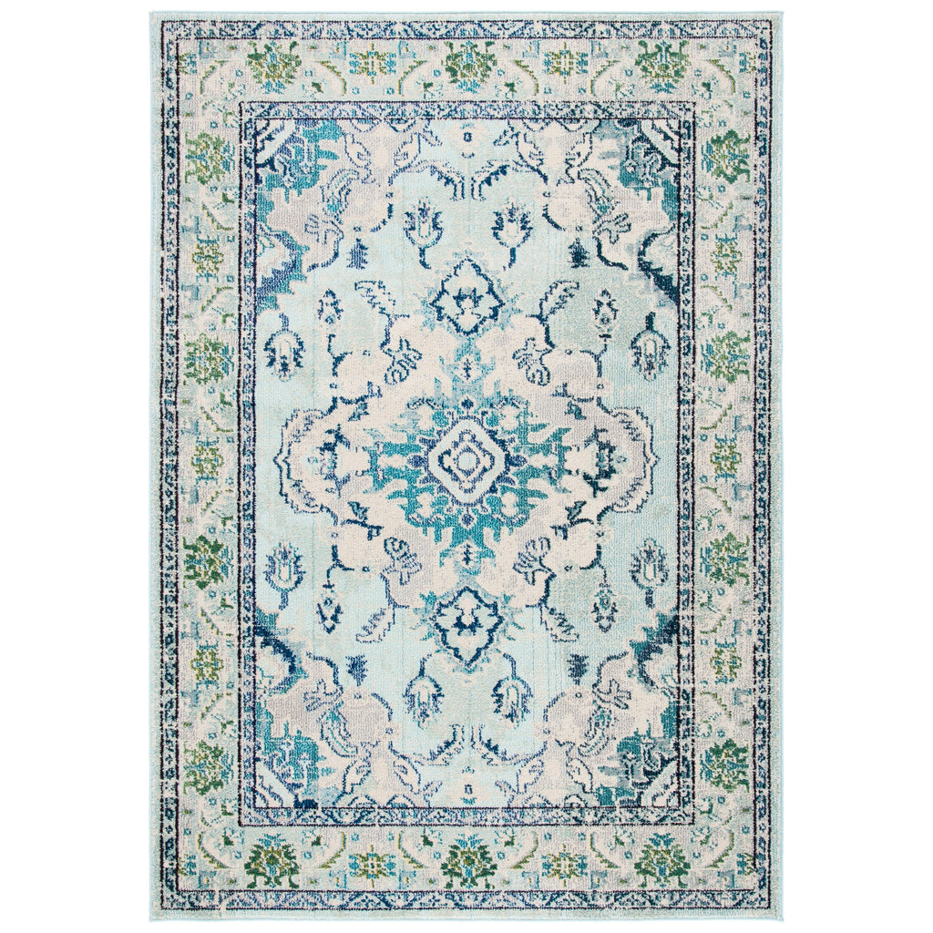 SAFAVIEH Monaco Oceane Boho Medallion Distressed Area Rug