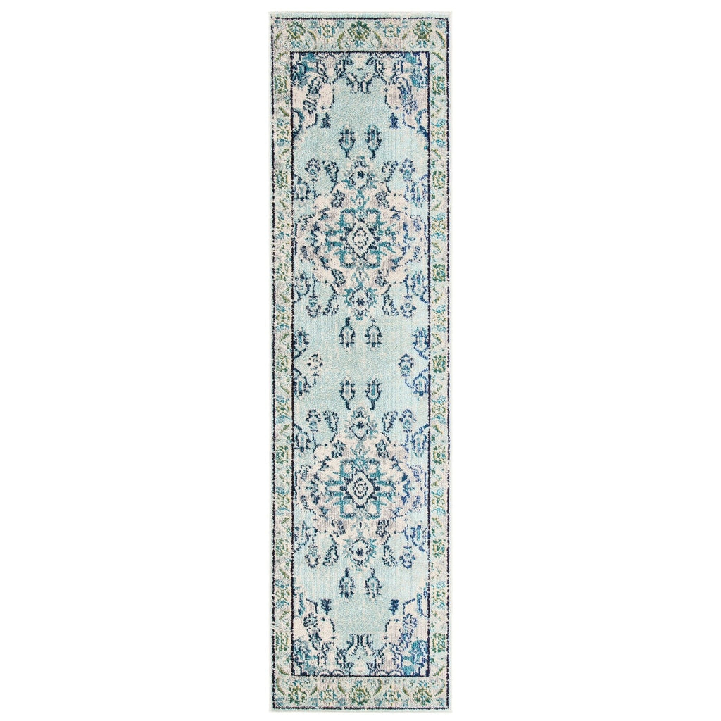 SAFAVIEH Monaco Oceane Boho Medallion Distressed Area Rug