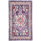 SAFAVIEH Monaco Oceane Boho Medallion Distressed Area Rug