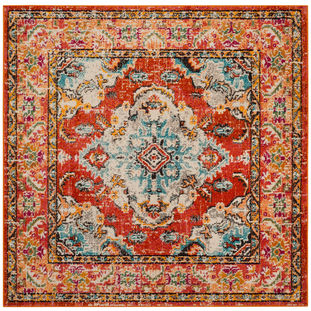 SAFAVIEH Monaco Oceane Boho Medallion Distressed Area Rug