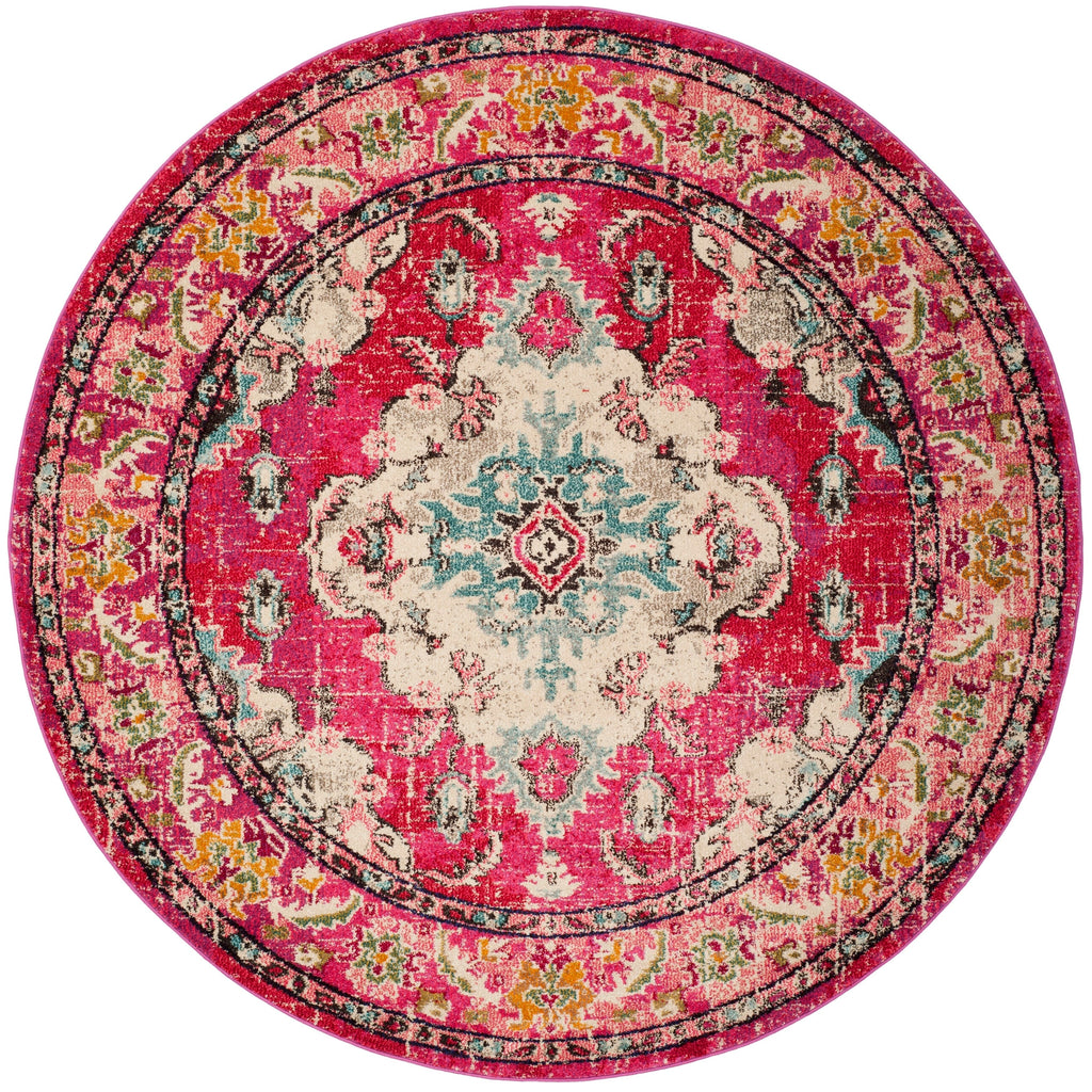 SAFAVIEH Monaco Oceane Boho Medallion Distressed Area Rug