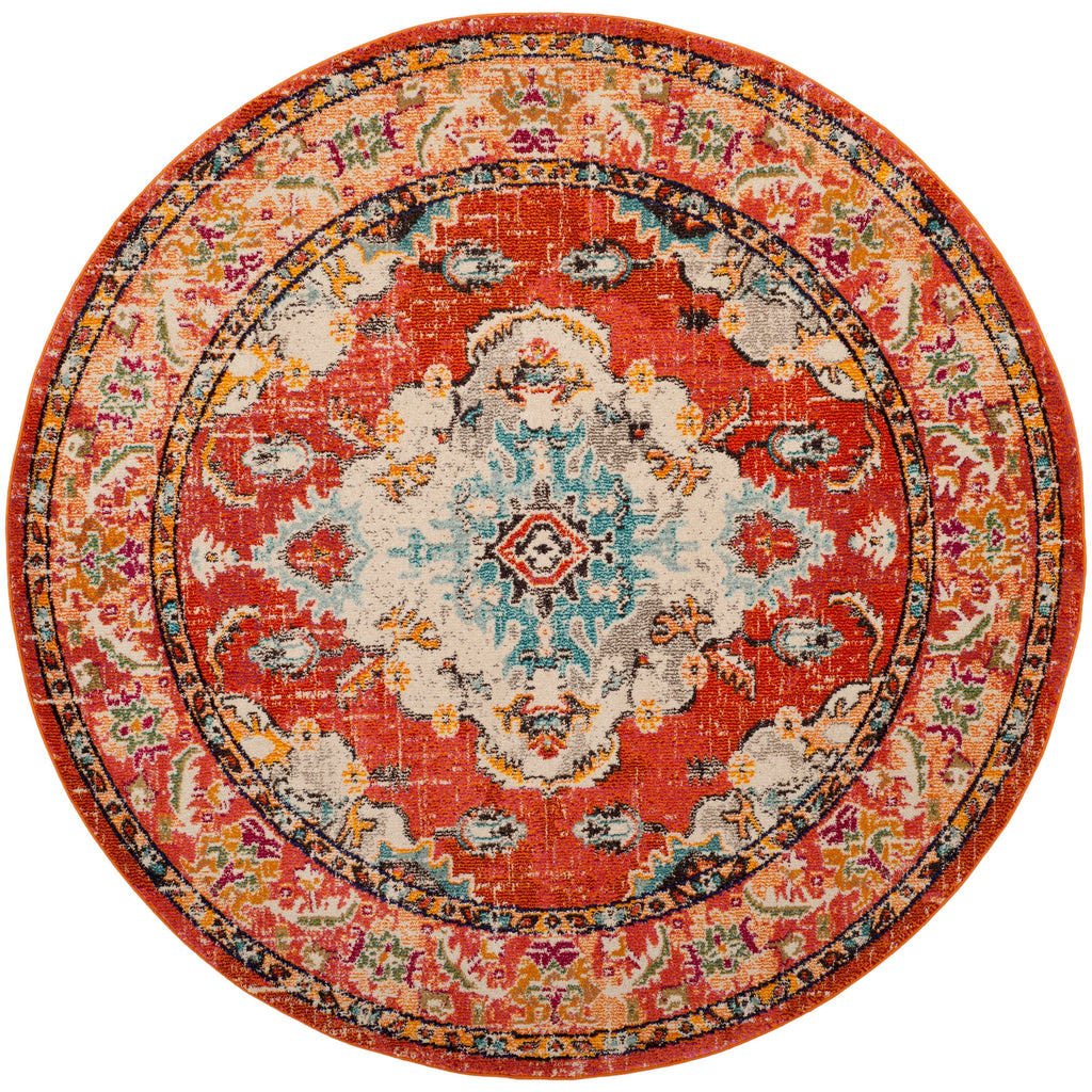 SAFAVIEH Monaco Oceane Boho Medallion Distressed Area Rug