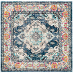 SAFAVIEH Monaco Oceane Boho Medallion Distressed Area Rug