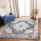 SAFAVIEH Monaco Oceane Boho Medallion Distressed Area Rug
