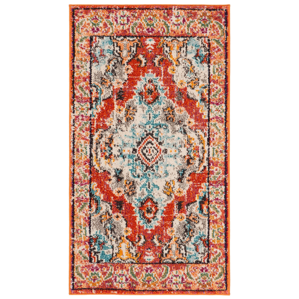 SAFAVIEH Monaco Oceane Boho Medallion Distressed Area Rug