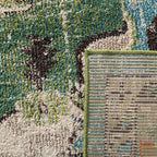 SAFAVIEH Monaco Oceane Boho Medallion Distressed Area Rug