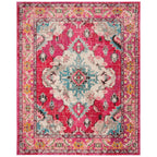 SAFAVIEH Monaco Oceane Boho Medallion Distressed Area Rug