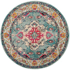 SAFAVIEH Monaco Oceane Boho Medallion Distressed Area Rug