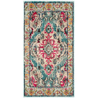 SAFAVIEH Monaco Oceane Boho Medallion Distressed Area Rug