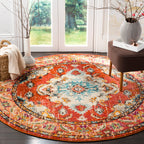 SAFAVIEH Monaco Oceane Boho Medallion Distressed Area Rug