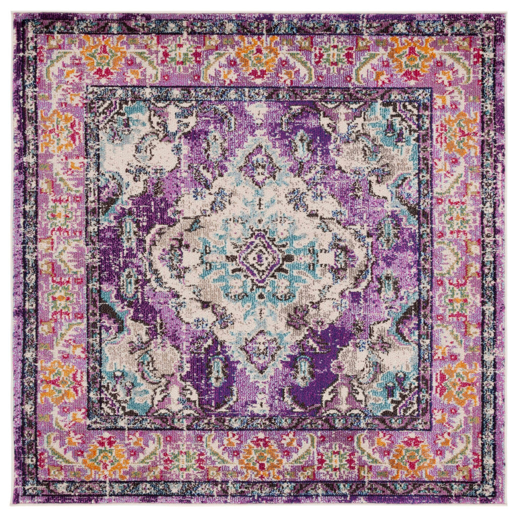 SAFAVIEH Monaco Oceane Boho Medallion Distressed Area Rug