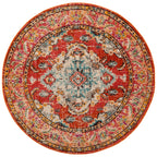 SAFAVIEH Monaco Oceane Boho Medallion Distressed Area Rug