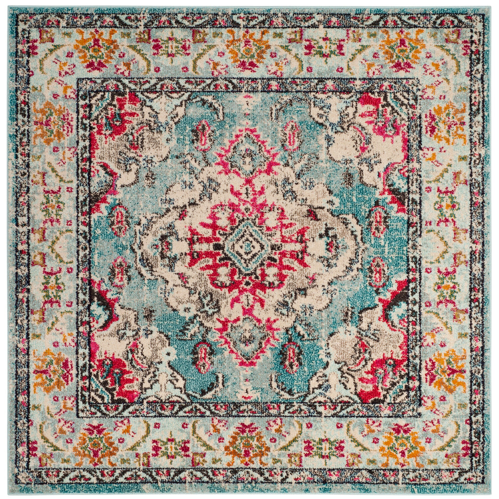 SAFAVIEH Monaco Oceane Boho Medallion Distressed Area Rug