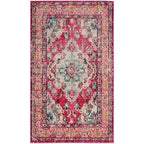 SAFAVIEH Monaco Oceane Boho Medallion Distressed Area Rug