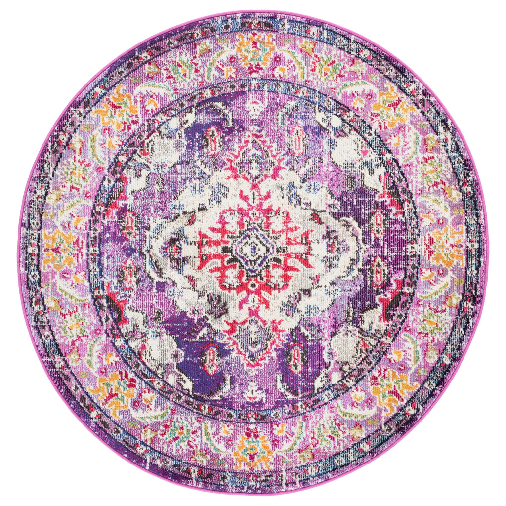 SAFAVIEH Monaco Oceane Boho Medallion Distressed Area Rug