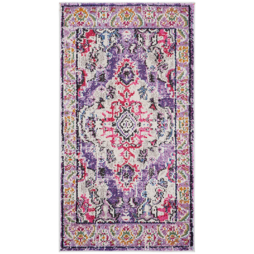 SAFAVIEH Monaco Oceane Boho Medallion Distressed Area Rug