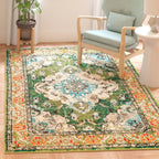 SAFAVIEH Monaco Oceane Boho Medallion Distressed Area Rug