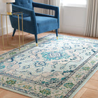SAFAVIEH Monaco Oceane Boho Medallion Distressed Area Rug