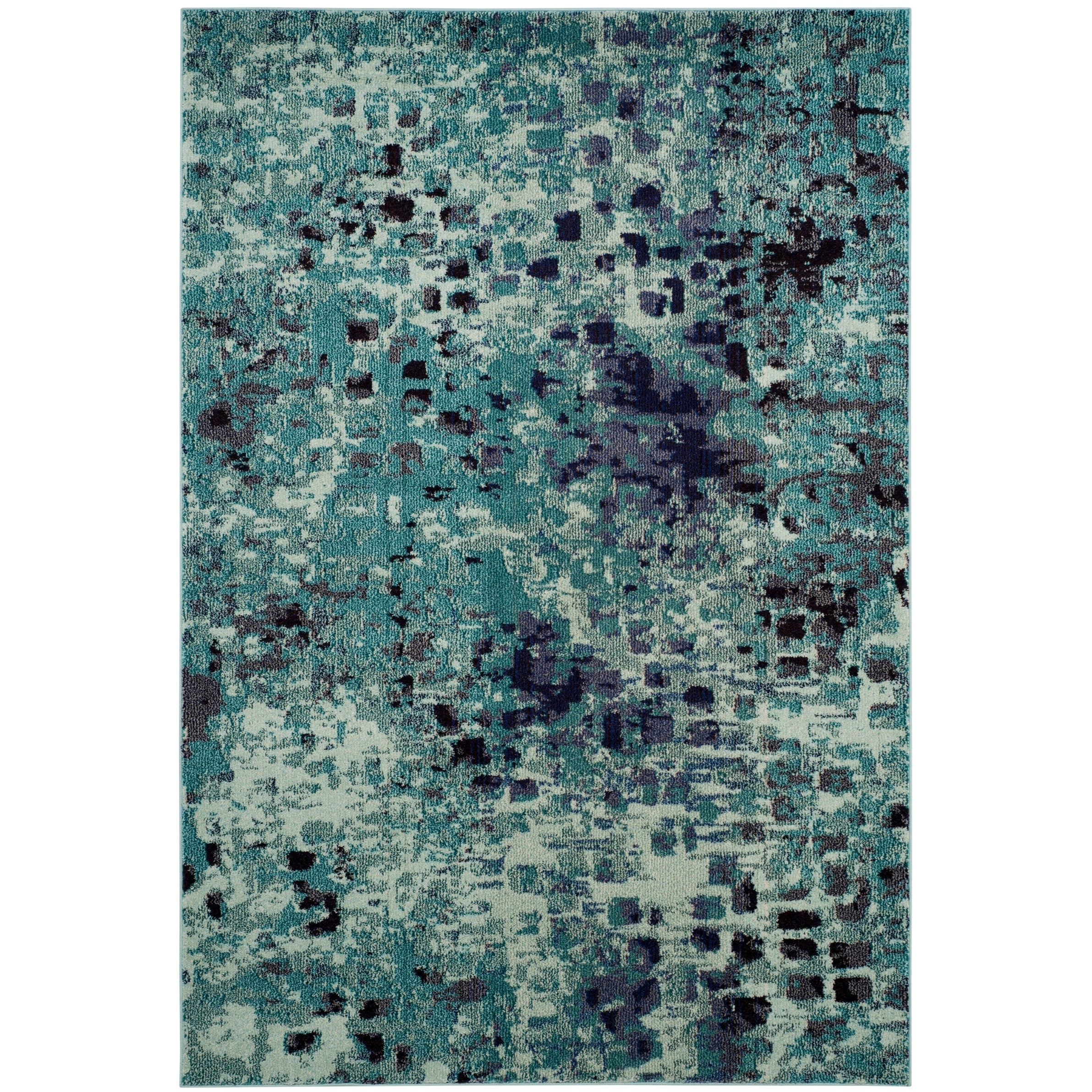 SAFAVIEH Monaco Panna Boho Abstract Modern Watercolor Area Rug