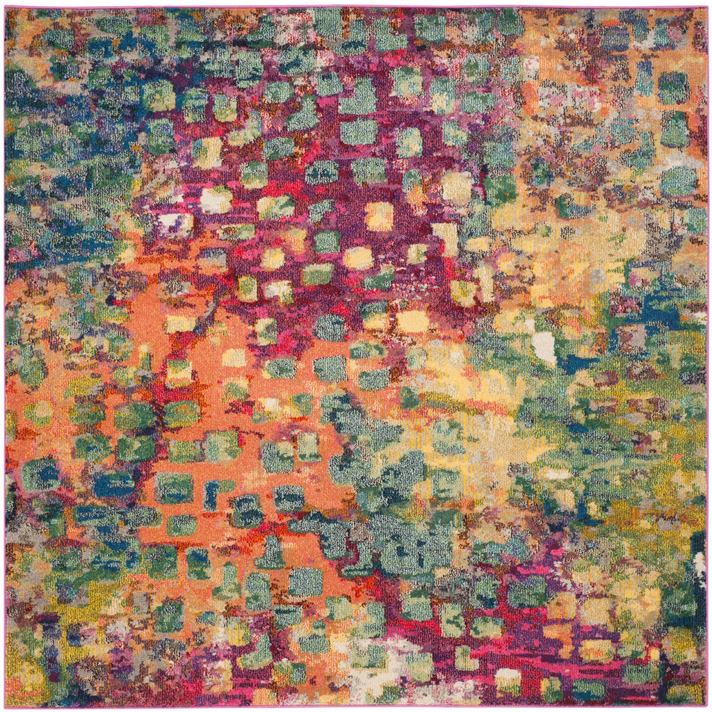 SAFAVIEH Monaco Panna Boho Abstract Modern Watercolor Area Rug