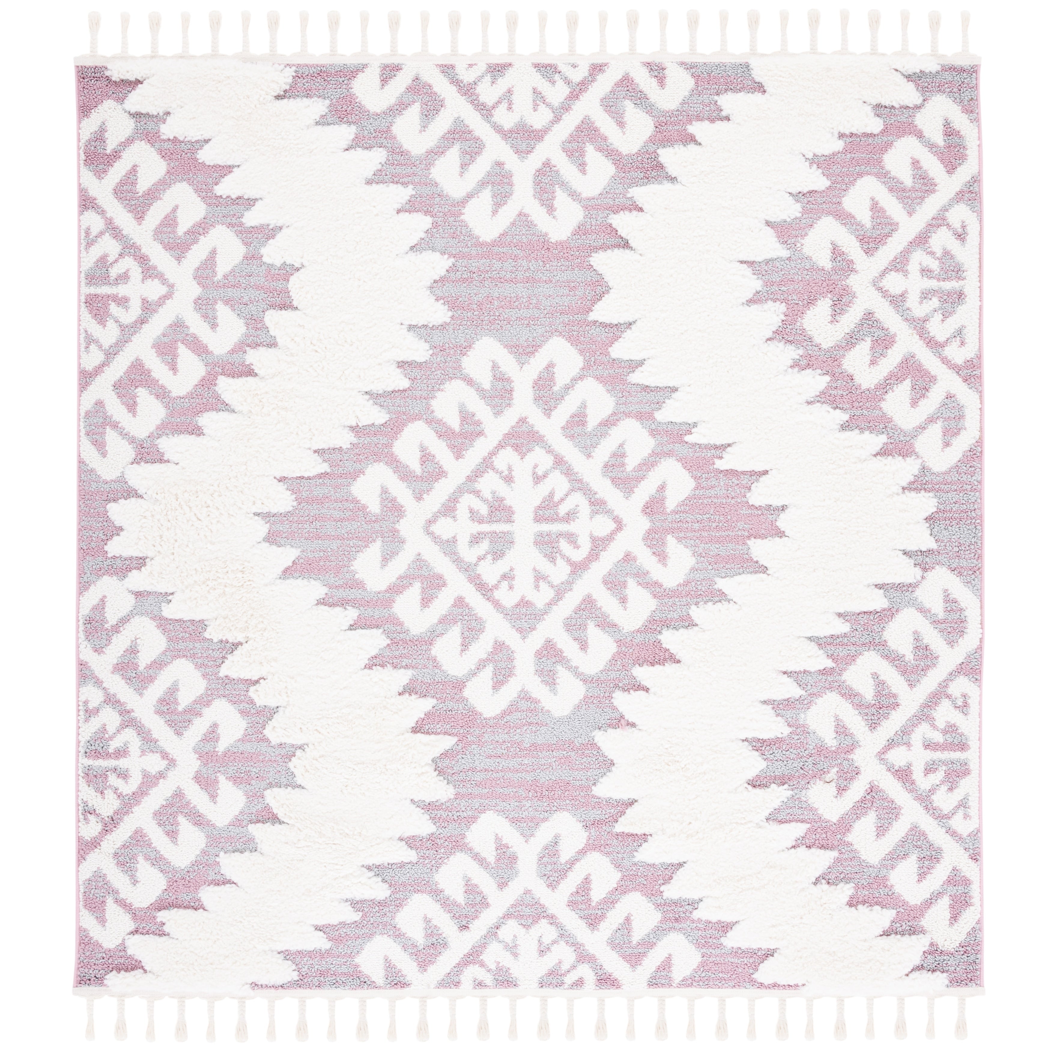 SAFAVIEH Moroccan Tassel Shag Berneice Boho Tribal 2-inch Thick