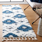 SAFAVIEH Moroccan Tassel Shag Delores 2-inch Thick Rug