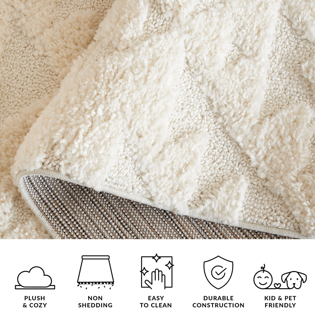 SAFAVIEH Moroccan Tassel Shag Delores 2-inch Thick Rug