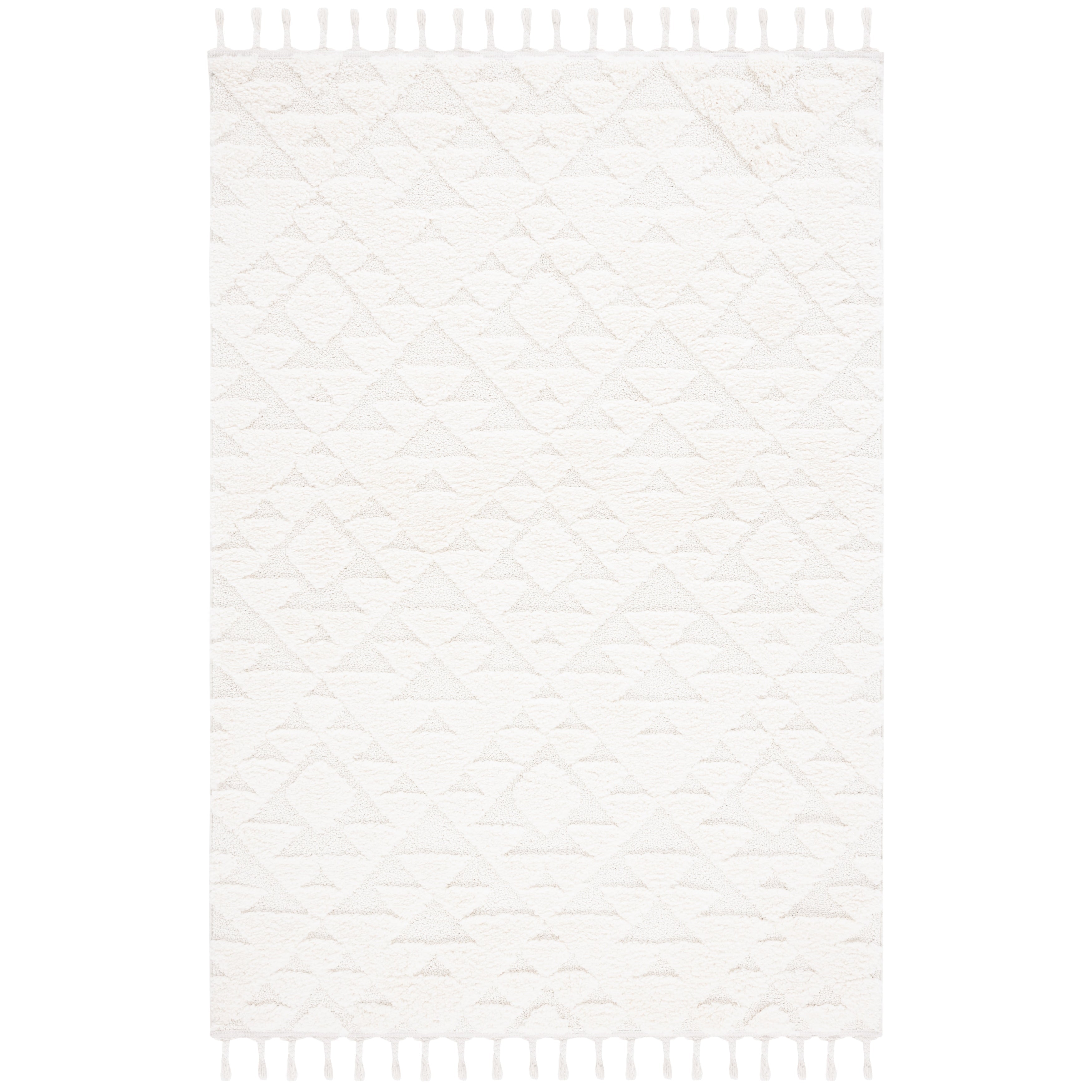 SAFAVIEH Moroccan Tassel Shag Delores 2-inch Thick Rug