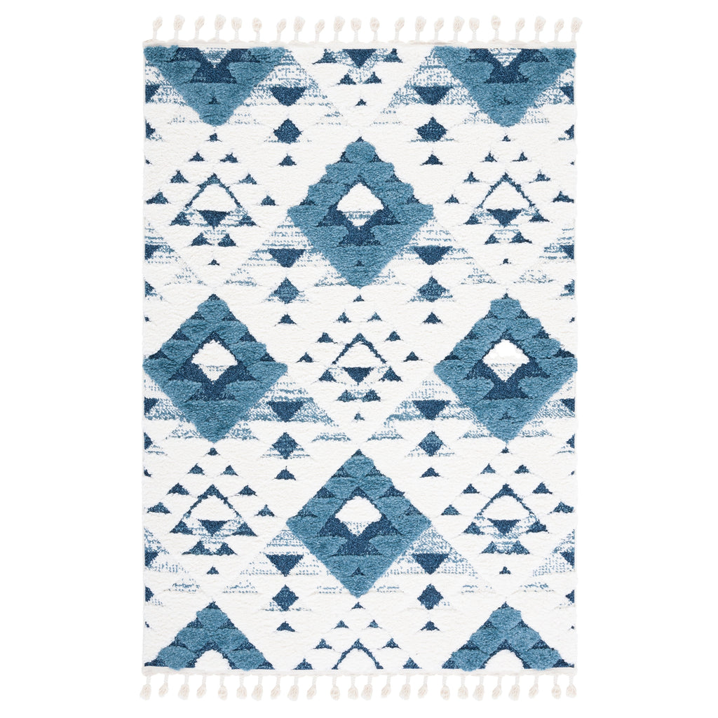 SAFAVIEH Moroccan Tassel Shag Delores 2-inch Thick Rug