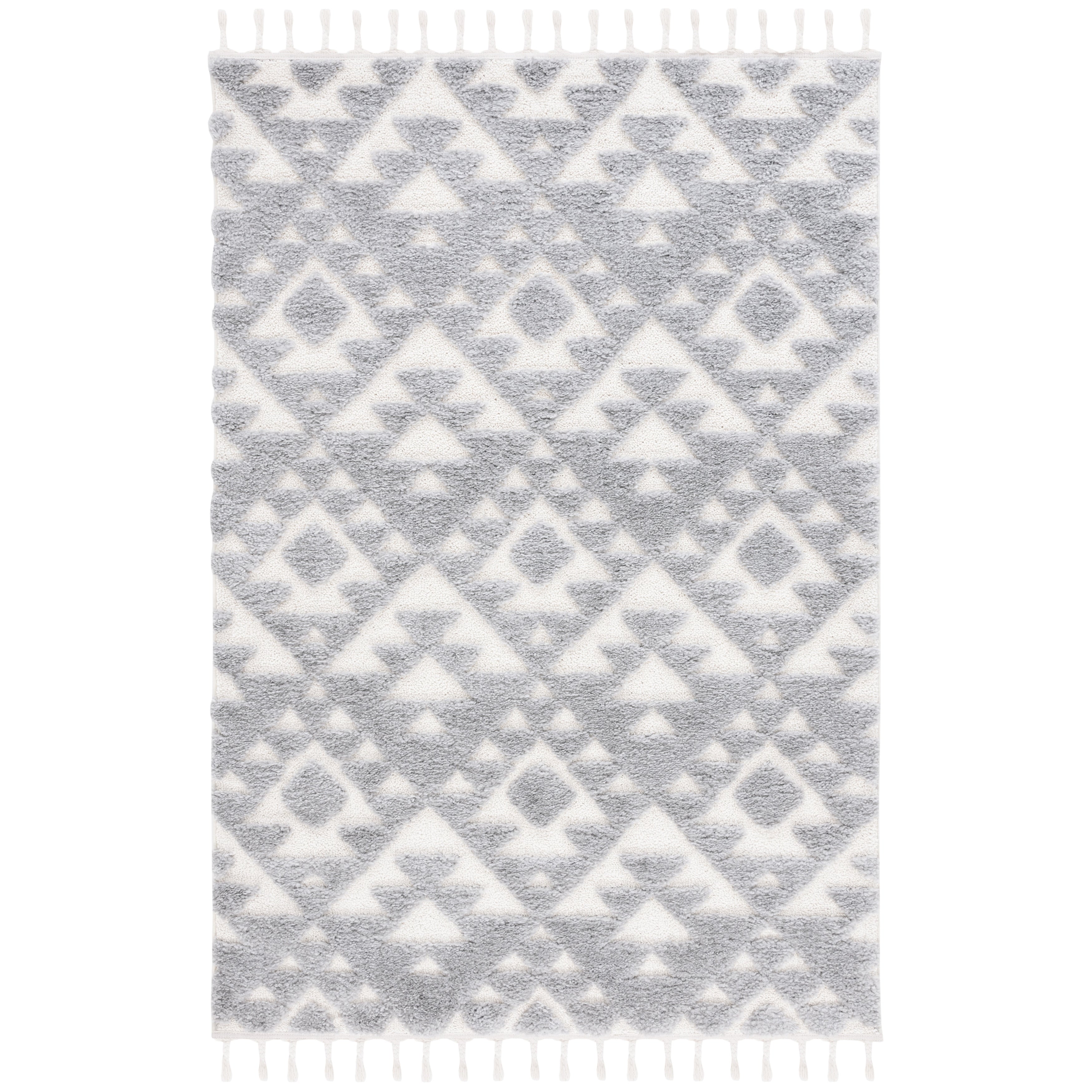 SAFAVIEH Moroccan Tassel Shag Delores 2-inch Thick Rug