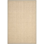 SAFAVIEH Natural Fiber Evia Sisal & Wool Rug