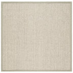 SAFAVIEH Natural Fiber Evia Sisal & Wool Rug
