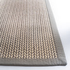 SAFAVIEH Natural Fiber Evia Sisal & Wool Rug