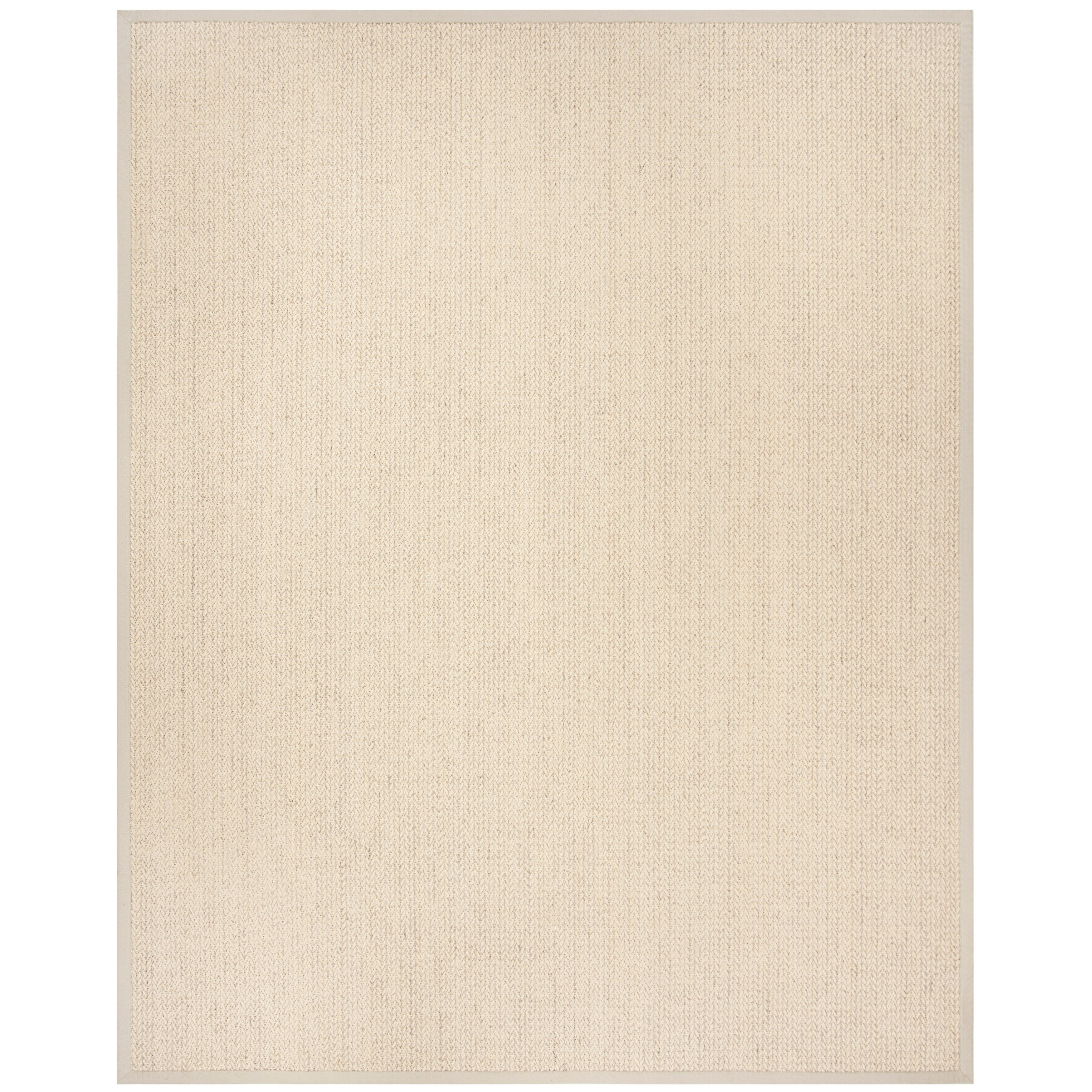 SAFAVIEH Natural Fiber Evia Sisal & Wool Rug
