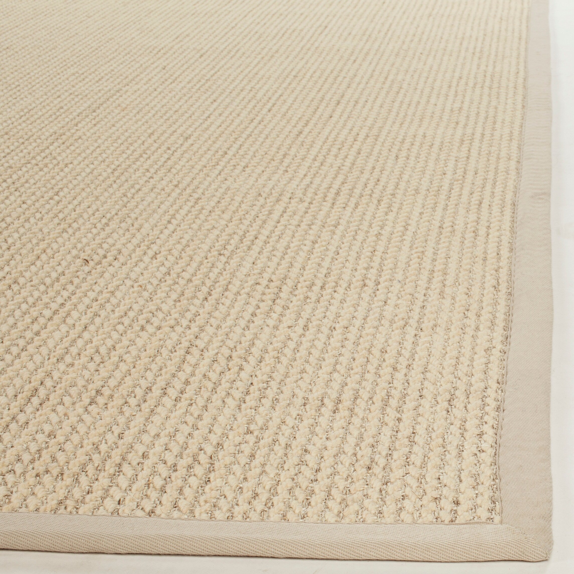 SAFAVIEH Natural Fiber Evia Sisal & Wool Rug