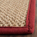 SAFAVIEH Natural Fiber Venus Casual Border Sisal Rug