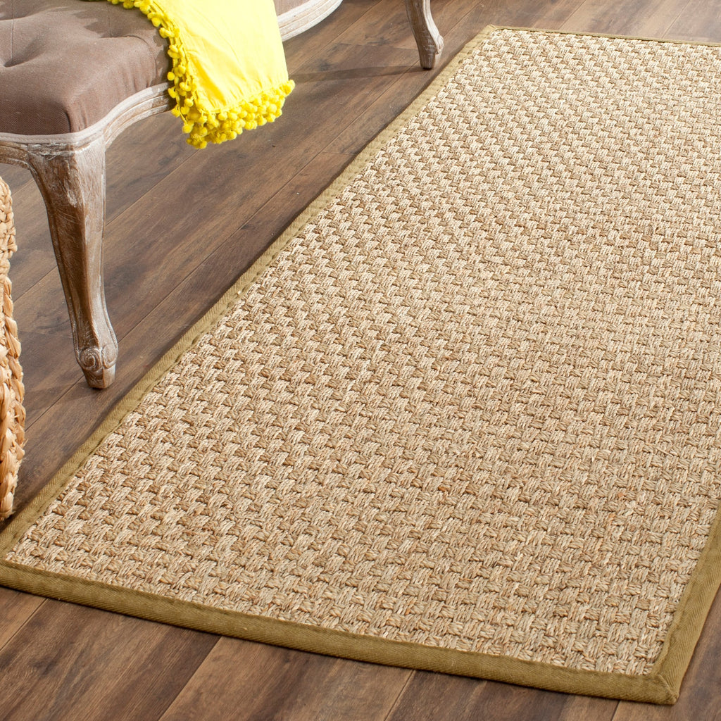 SAFAVIEH Natural Fiber Zymryd Basketweave Seagrass Rug