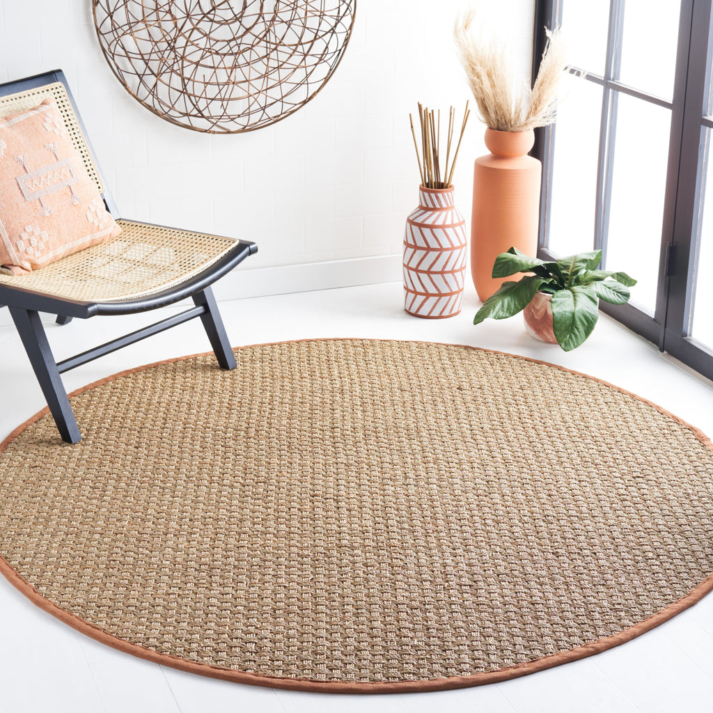 SAFAVIEH Natural Fiber Zymryd Basketweave Seagrass Rug