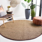SAFAVIEH Natural Fiber Zymryd Basketweave Seagrass Rug