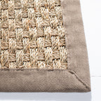 SAFAVIEH Natural Fiber Zymryd Basketweave Seagrass Rug