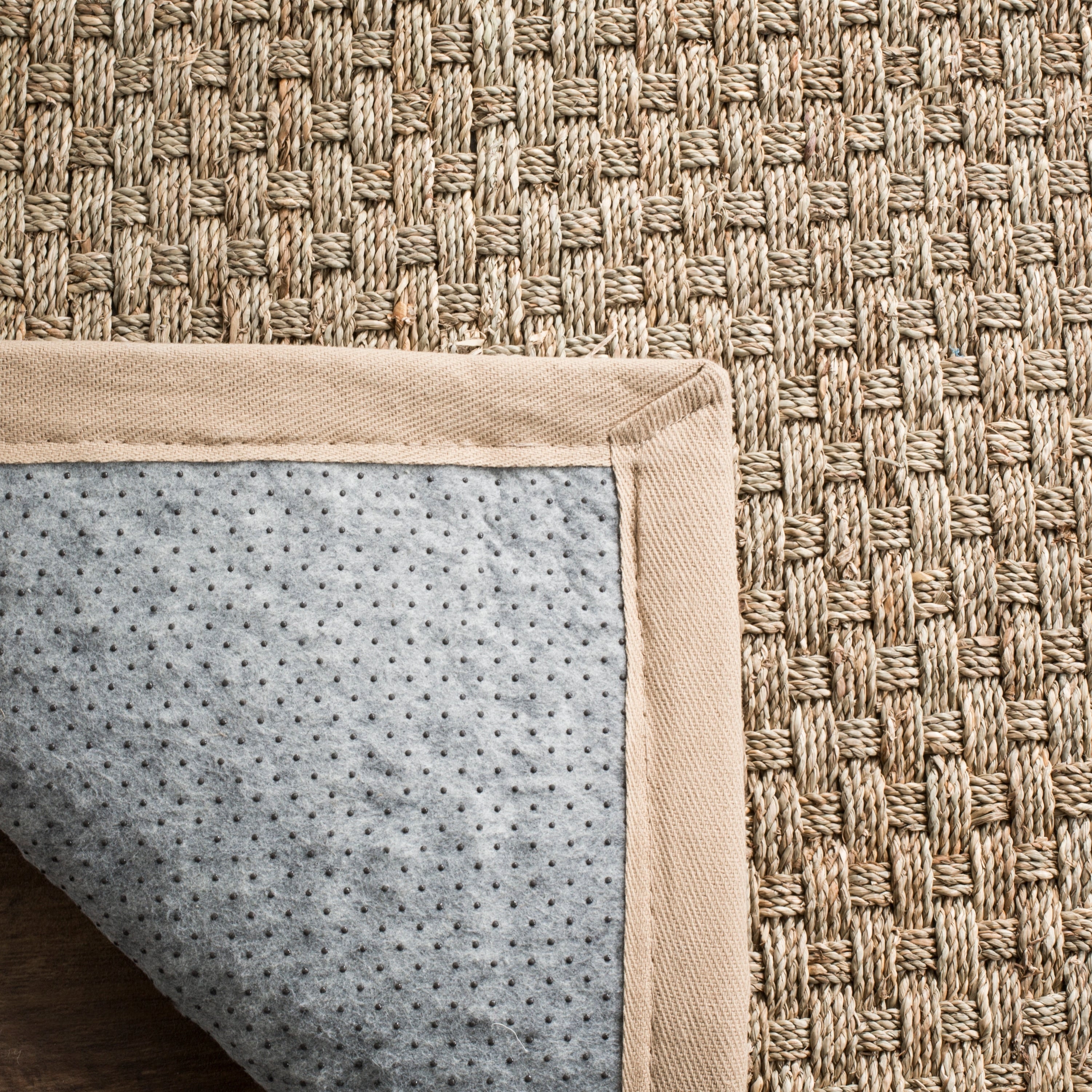 SAFAVIEH Natural Fiber Zymryd Basketweave Seagrass Rug