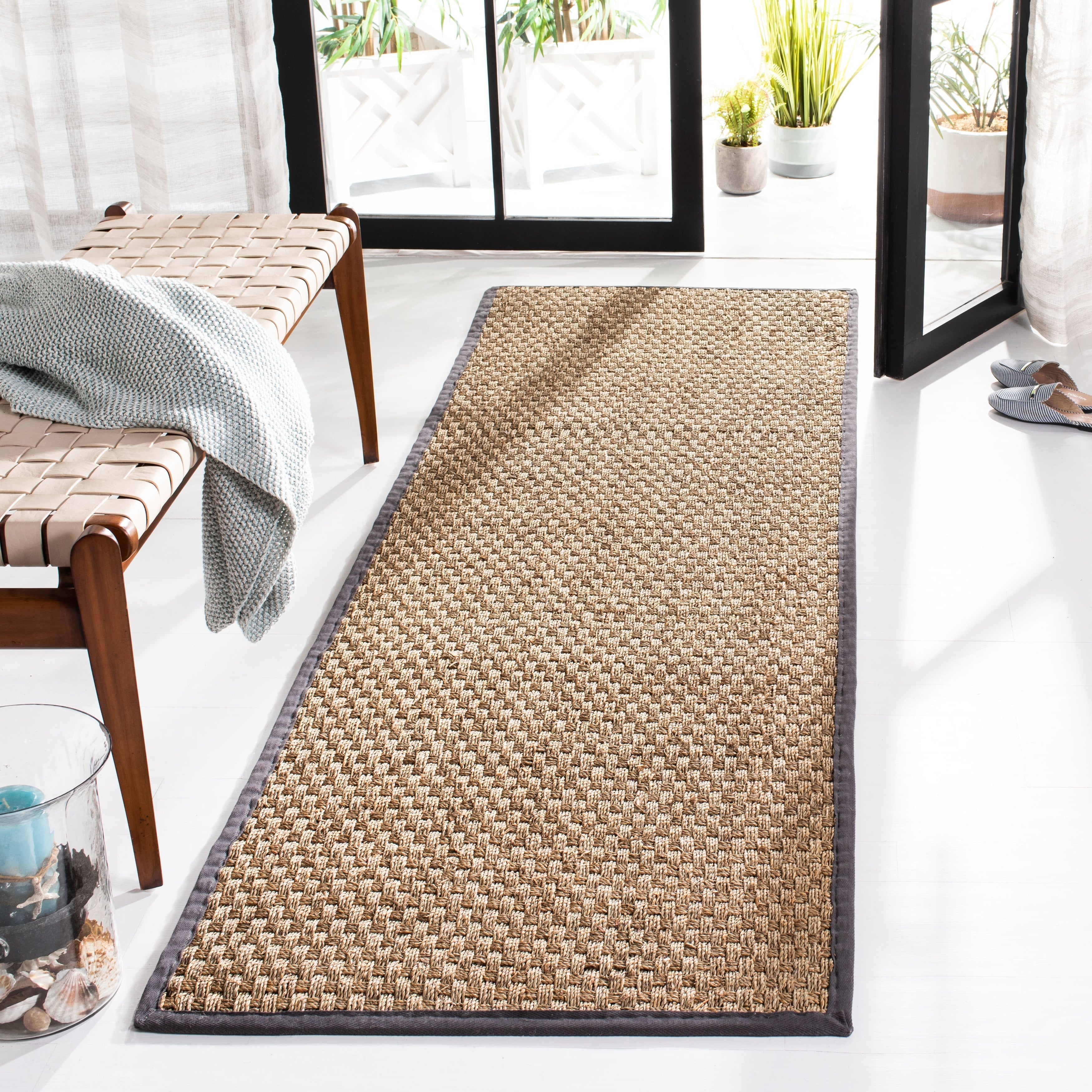 SAFAVIEH Natural Fiber Zymryd Basketweave Seagrass Rug