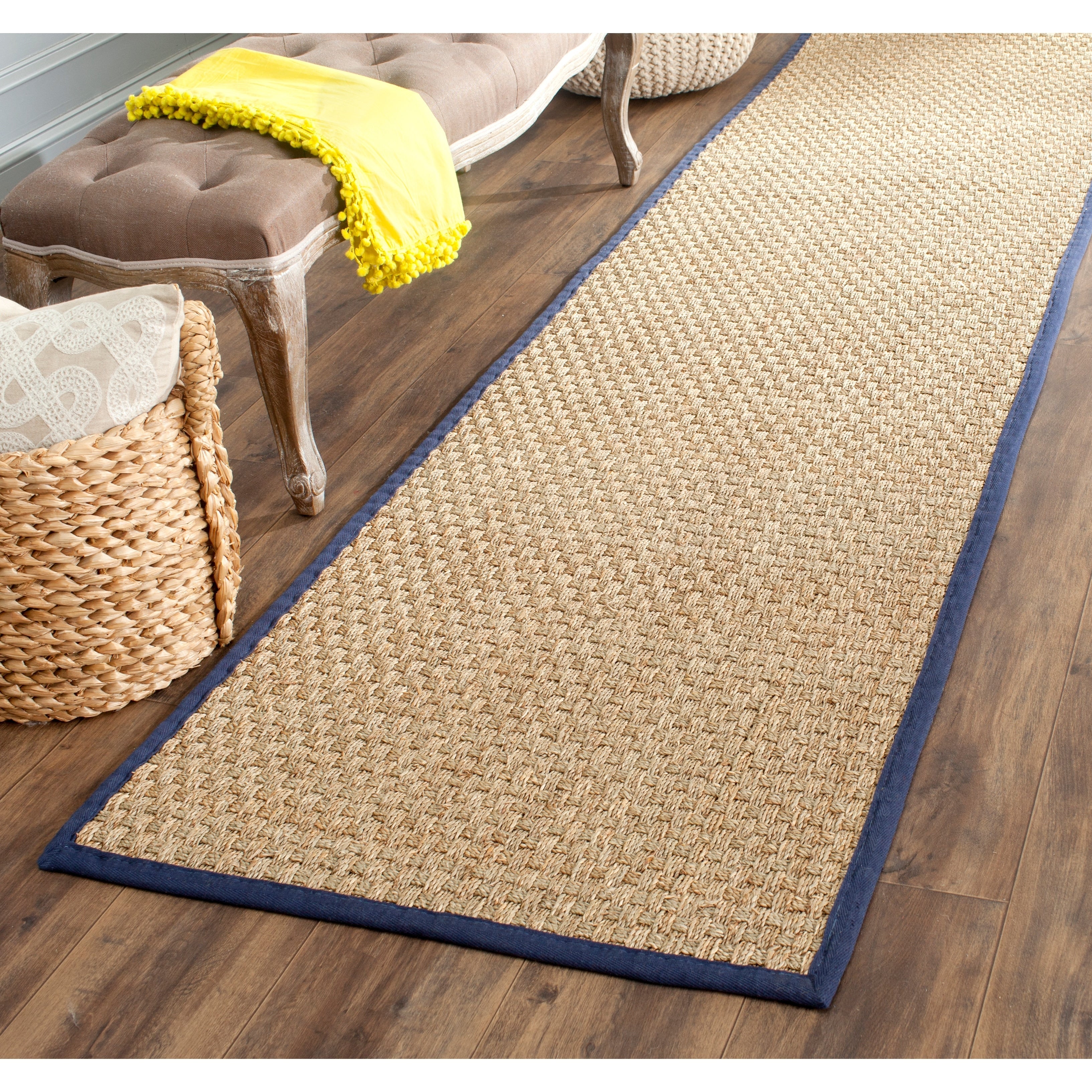 SAFAVIEH Natural Fiber Zymryd Basketweave Seagrass Rug