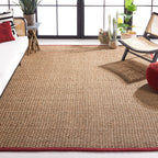 SAFAVIEH Natural Fiber Zymryd Basketweave Seagrass Rug
