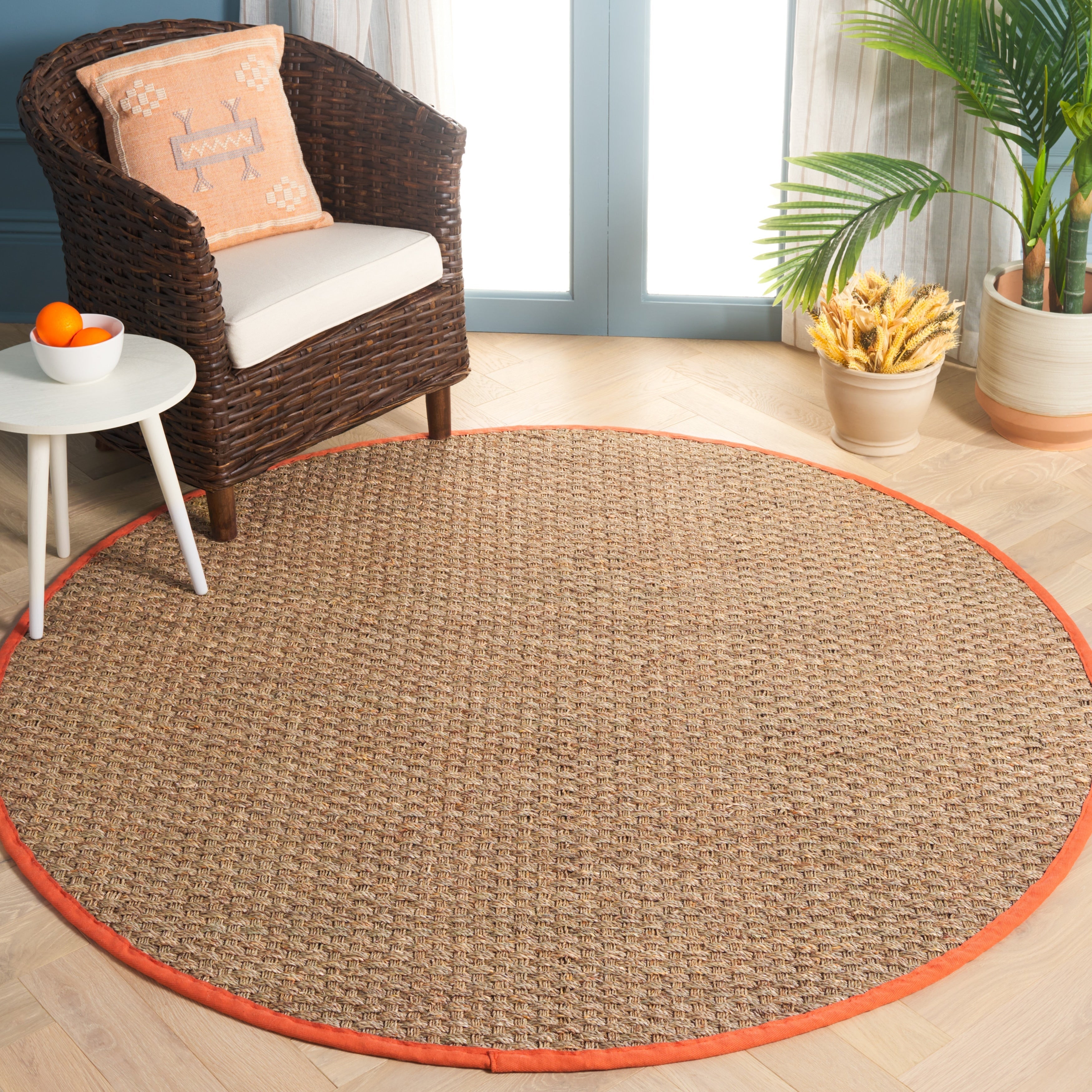 SAFAVIEH Natural Fiber Zymryd Basketweave Seagrass Rug