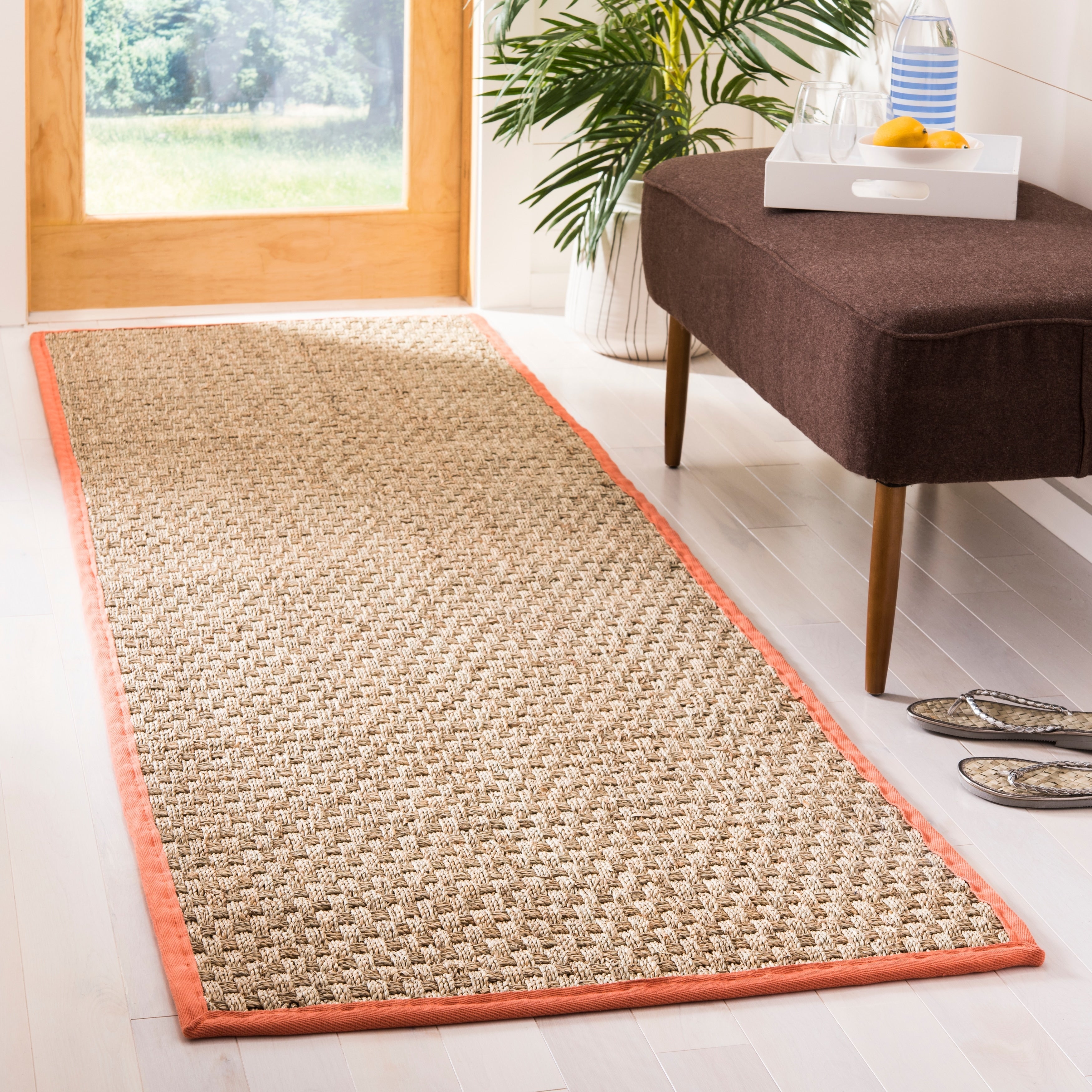 SAFAVIEH Natural Fiber Zymryd Basketweave Seagrass Rug