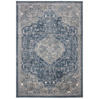 SAFAVIEH Oregon Hildegarde Traditional Oriental Navy/Ivory Rug