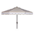 SAFAVIEH Outdoor Jaylee 11Ft Round Crank Umbrella