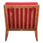 SAFAVIEH Outdoor Makaila Rocking Chair with Cushion - 26W x 31D x 38H